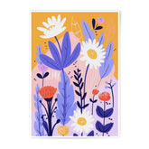 Floral Photographic Print, Colorful Flower Art, Botanical Wall Decor, Modern Home Decor, Trendy Floral Illustration - Tawshia